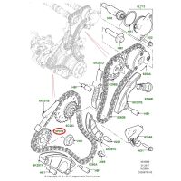 Koło zębate dolnego łańcucha rozrządu Land Rover Range Rover 2.0 diesel LR073765