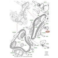 Napinacz górnego łańcucha rozrządu Land Rover Range Rover 2.0 diesel LR084294
