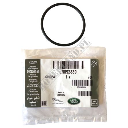 Oring półosi w obudowie mechanizmu różnicowego prawy przód Range Rover Velar LR092839