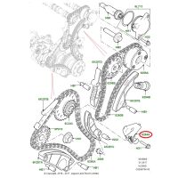 Napinacz dolnego łańcucha rozrządu Land Rover Range Rover 2.0 diesel LR138833