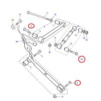 Śruba wahacza M12x73 tył Freelander RYG000010 ANR5339