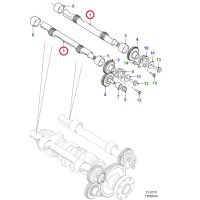 Wałki balansowe Jaguar XE XF E-Pace F-Pace  2.0 diesel JDE41351