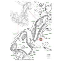Łańcuch rozrządu górny Jaguar XE XF E-Pace F-Pace 2.0 diesel JDE40737
